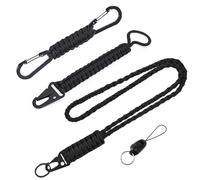 ePicsoa Paracord Schlüsselanhänger, 3 Stück Umhängeband Schlüsselband, Geflochtene Lanyard mit Metall Ring und Adlerschnabelknopf Schlüsselbänder für Schlüssel, Ausweishalter