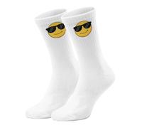 epicsocks EmotiFeet Sonnenbrille Emoticon Socken in 37-41 im Paar mit lustigem Design, ideal für ausgefallene Socken in 37-41 liebhaber
