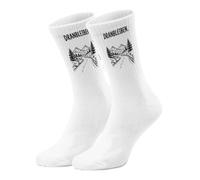 epicsocks Fahrrad Abenteuer Bergstraße Socken in 42-46 im Paar Lustige SportSocken in 42-46 für Radfahrer mit Abenteuer-Spruch