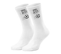 epicsocks Fußball Fieber Fußball Spruch Socken in 37-41 im Paar Lustige SportSocken in 37-41 für Fuß?ballfans