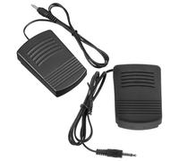 EPIGEIST 2 Stück Nähmaschinenpedal Metall mit Kabel Fußanlasser für Haushaltsnähmaschinen Ersatzteil für Präzise Geschwindigkeitssteuerung und Einfache Montage