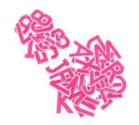 EPIGEIST 72 Stück Teiliges Bügelbilder Alphabet Zahlen Applikationen zum Aufbügeln Gestickte Polyester Buchstaben Zahlen Patches für DIY Kleidung Taschen Hüte Einfache Anbringung und