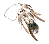 EPIGEIST Boho Feder Stirnband Damen Indian Headband mit Quaste Leichtes Bequemes Haarband für Festival Party Hochzeit und Alltag Modisches Haarschmuck accessoire