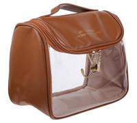 EPIGEIST Kosmetiktasche Großzügig Transparent PVC mit Henkel Reise Make Up Organizer Kulturbeutel für Damen und Frauen