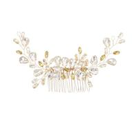 EPIGEIST Seitlicher Haarkamm Mit Strasssteinen Für Braut Hochzeit Kopf-schmuck Aus Strapazierfähigem Material Müheloser Seiteneinsatz Für Verschiedene Haartypen Leicht Und Bequem Zu