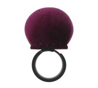 EPIGEIST Velvet Pin Cushion mit Verstellbarem Slap-Armband Langlebiges Nadelkissen für Handnähen und Quilten Kleines Tragbares Handgelenk-Organizer-Tool für Näher und Designer Tiefviolett