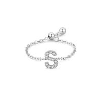 Epinki 14 Karat Weißgold 585 Verlobungsring, Klassiker Trauringe mit Diamant, Ring 14K Gold Echtgold Schmuck, Gr.53 (16.9)