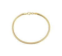 Epinki Armbänder Gelbgold 14 Karat, Schlangenkette 2.5mm Frauen Armbänder, Armreifen Au 585 Echt Schmuck, 14CM