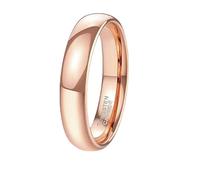 Epinki Ehering Herren Wolframstahl 8mm, Klassiker Hochzeit Ringe für Männer Gold Rose, Ringe Eheringe für sie und ihn, Gr.69 (22.0)