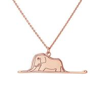 Eppi Anhänger Der Kleine Prinz mit einem Elefanten Rosa