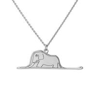 Eppi Anhänger Der Kleine Prinz mit einem Elefanten Weiss