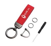 EQLIFD Auto Metall Schlüsselanhänger, für ORA GT Ballet Cat Lightning Cat IQ Zwarte Kat Witte Kat Keychain Ersetzen Verschleißfest Rostfrei wasserdicht SchlüSselringe Car Zubehör,C-L