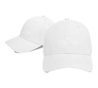 Equestrian Stockholm Cap Unisex White Kappe White One Size