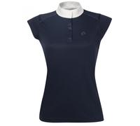 EQUITHÈME Brüssel Poloshirt mit Strass Damen marine blau XL