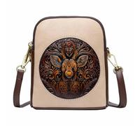 EQWIGKEIT Kleine Umhängetasche Damen Oktoberfest Accessoires Handtasche Elegant Umhängetasche Pu Leder Trachtentasche Modern Dirndl Tasche Mit Verstellbar Schultergurt Dirndltasche Schultertasche