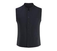 EQWIGKEIT Trachtenwesten Für Herren Klassische Trachtengilet Ärmellose Lodenweste Hochzeit Business Anzugweste Trachtenmode Trachten Weste Slim Fit Trachtenjacke Vintage Oktoberfest Outfit