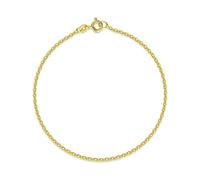 Erbskette Armband Breite 1,8mm | aus echt 585 Gold | hochglanzpoliertes Armband | Echtgold mit Federringverschluß