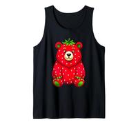 Erdbär Süß Erdbeer Bär. Kinder, Kita, Schule Geschenk Tank Top