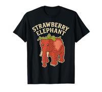 Erdbeer-Elefant - Lustiges italienisches Gehirnrot Gaming Meme T-Shirt