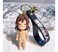 (Eren Titan) Schlüsselanhänger „Attack On Titan“ zum Sammeln mit hochwertigem Silikondesign von Eren