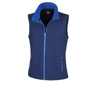 Ergebnis Damen r232 F bedruckbar Softshell Bodywarmer, Damen, R232F, Marineblau/Königsblau, Medium/Size 12