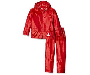 Ergebnis Kinder re95j Heavyweight wasserdichte Jacke/Hosenanzug, Kinder, RE95J, rot