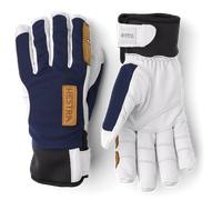 Hestra Ergo Grip Active Wool Terry Navy - Offwhite, Größe 8 - Gore-Tex® Fingerhandschuh, Farbe Blau