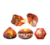 ERGOBAG 00819-00064-10 Kontur Kletties-Set Feuerwehr, mehrfarbig, 5 Stück