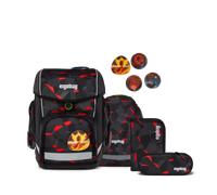 ERGOBAG 01212-90108-10 Cubo 5-teiliges Schulrucksack-Set TaekBärdo, grau