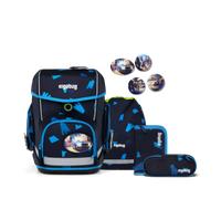 ERGOBAG 01212-90354-10 Cubo 5-teiliges Schulrucksack-Set VerfolgBärjagd, dunkelblau
