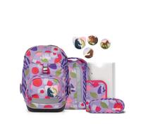ERGOBAG 01298-90275-10 Pack 6-teiliges Schulrucksack-Set BlütenzauBär, lila