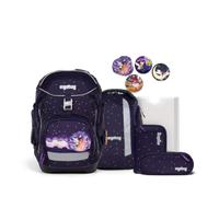 ERGOBAG 01298-90358-10 pack 6-teiliges Schulrucksack-Set SternguckBär, lila