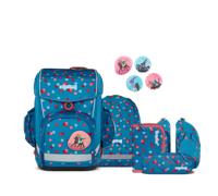 ERGOBAG 01300-90201-10 Cubo Light 6-teiliges Schulrucksack-Set VoltiBär, petrol