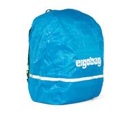 ergobag Regencape 01293-10003-10 – wasserdicht, mit Reflektoren und Gummizug – Blau