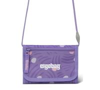 ergobag Brustbeutel Kleingeldfach, mit Sichtfenster, Geldbeutel für Kinder, zum Umhängen, mit Klettverschluss PonyBäradies - Lavendel