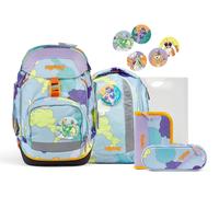 ergobag Pack-Set ergonomischer Schulrucksack – Vorgänger-Kollektion, flexibel, 6-teilig, 1. Klasse
