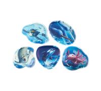 ergobag Kontur Klettie Set Motivwelt Themenwelt Klettflächen Sammelspaß Individualisierung Unterwasser - Multi Colored