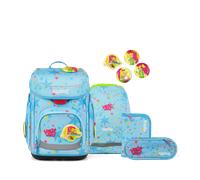 ergobag Cubo Bärhext Set 5-tlg 01524-90405-10 hellblau, rot