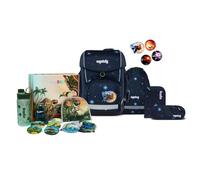 ergobag Cubo Jumbo Edition Schulranzen Set 6tlg. inkl. Fan-Box (KoBärnikus Galaxy Glow)