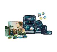 ergobag Cubo Jumbo Edition Schulranzen Set 6tlg. inkl. Fan-Box (RaumfahrBär Galaxy Glow)