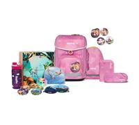 ergobag Cubo Jumbo Edition Schulranzen Set 6tlg. inkl. Fan-Box (WolkenzauBär)