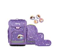 ergobag Cubo Light PonyBäradies 2026, Set 5-tlg, 01518-90396-10 lila