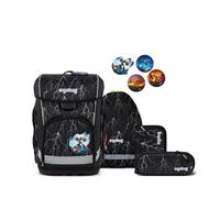 ergobag cubo light Schulranzen-Set Super ReflektBär