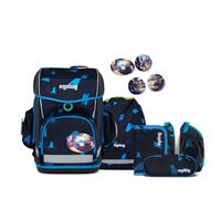 ergobag cubo light Schulranzen-Set VerfolgBärjagd