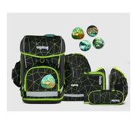 ergobag CUBO Light Schulrucksack-Set CyBär Race, 6-teilig