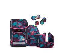 ergobag CUBO LIGHT Schulrucksack-Set KorallBär, 6-teilig