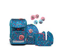 ergobag CUBO LIGHT Schulrucksack-Set VoltiBär, 6-teilig