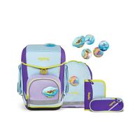 ergobag CUBO Nature Explorer Edition Schulrucksack-Set TauchBär, 5-teilig
