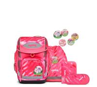 Ergobag Cubo "Neo" - Schulranzen Set 5tlg. Modell 2024 (KuntBärbuntes Einhorn)