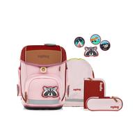 ergobag Cubo PfadfindBär 2025, Set 5-tlg. 01215-40089-10 beere, rosa